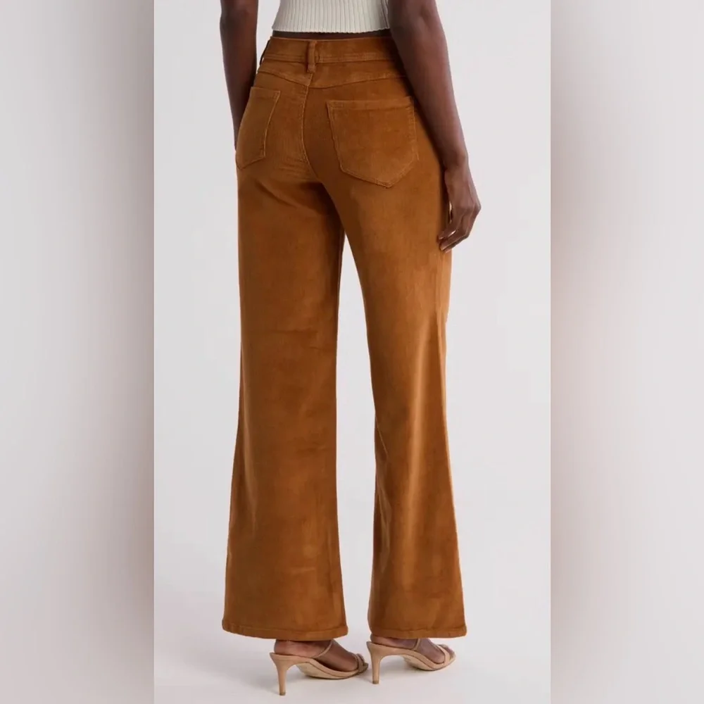 Kensie Kaya Corduroy Wide Leg Jeans - Picture 4 of 7